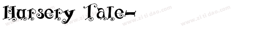 Nursery Tale字体转换